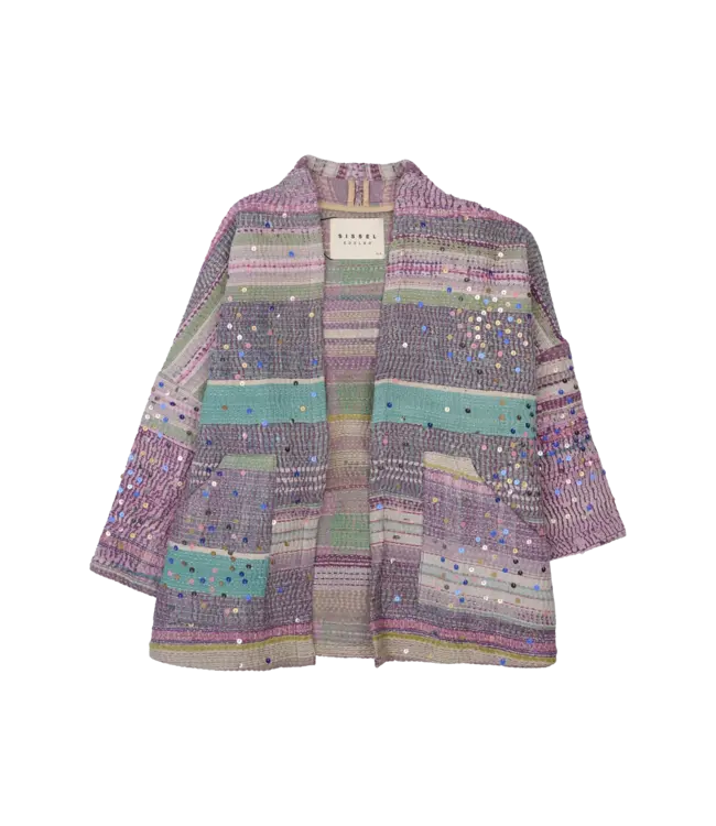 Sissel Edelbo Tyler sequins kantha jacket - No. 110 - one size