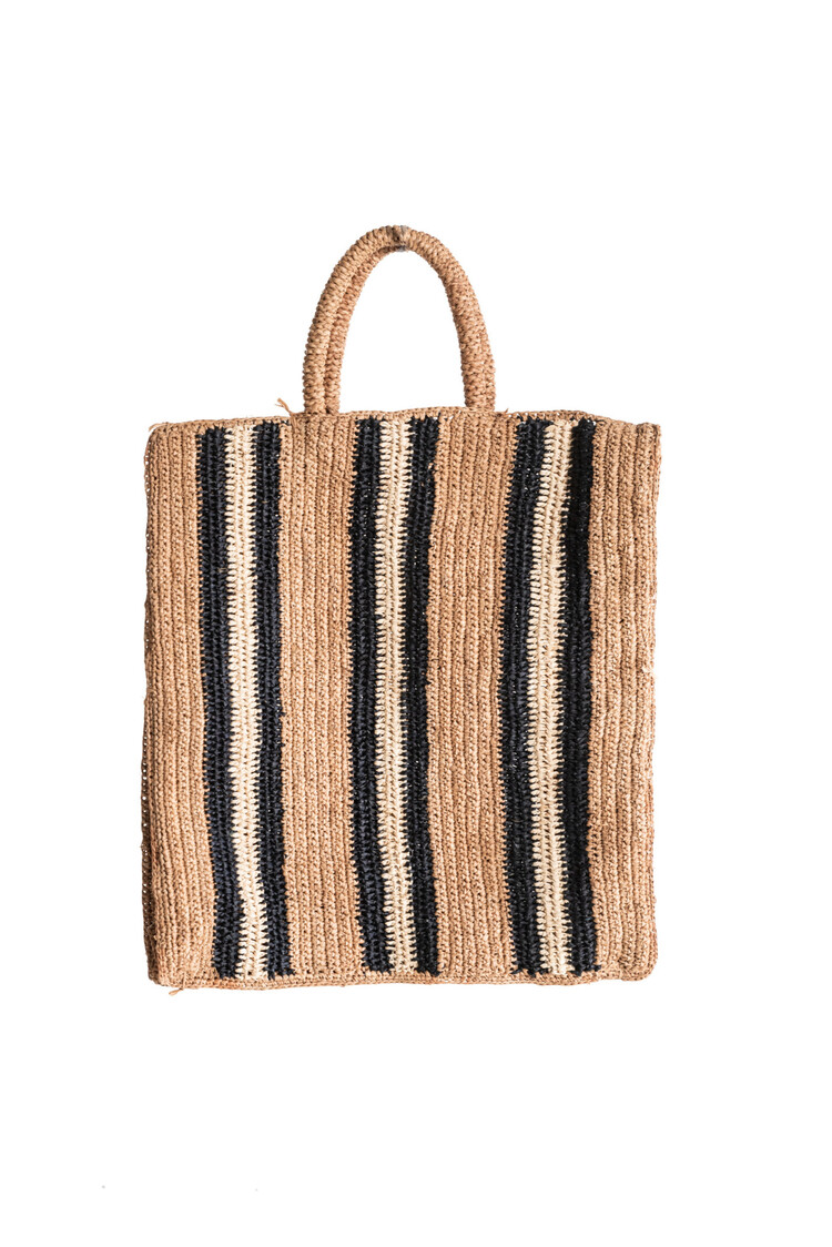 Airo bag Thé - black/natural