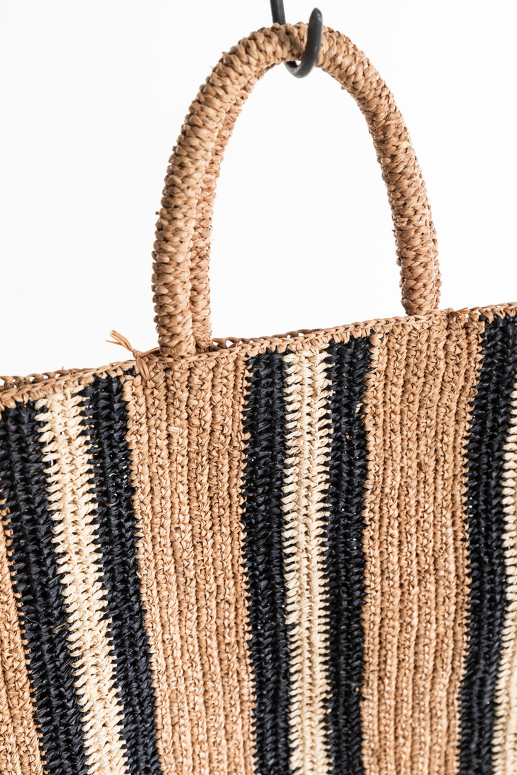 Airo bag Thé - black/natural