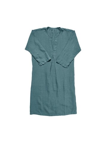 Linge Particulier Linen Caftan - Ocean Blue