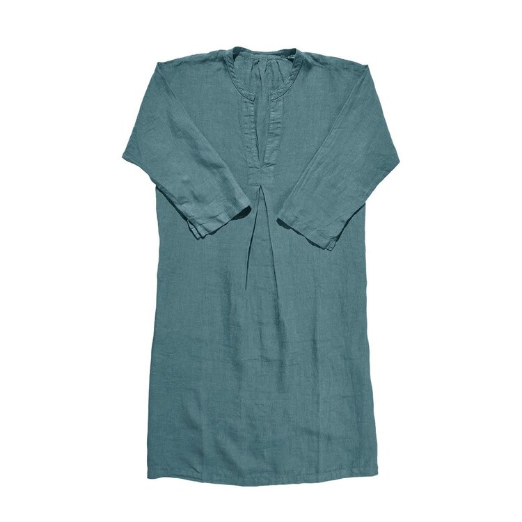 Linge Particulier Linen Caftan - Ocean Blue