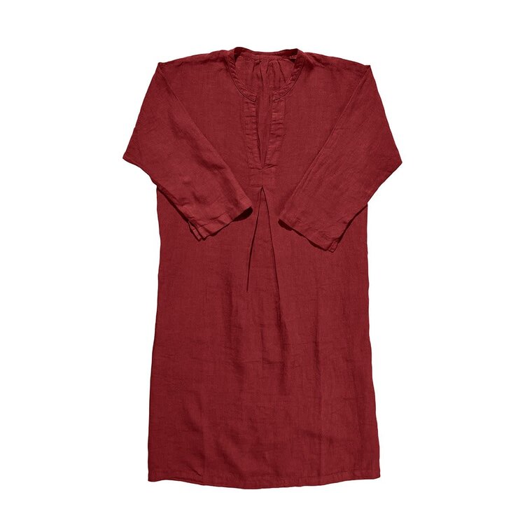 Linge Particulier Linnen Tuniek - Red