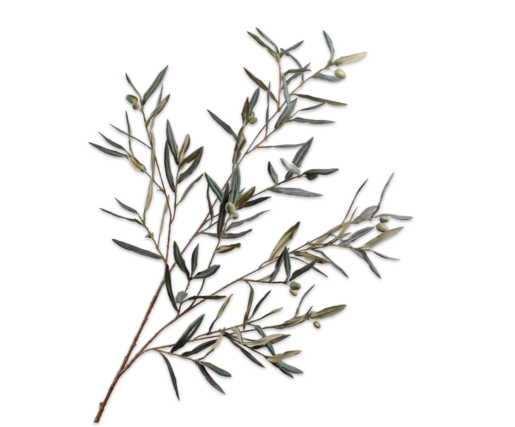 Silk-ka Olijftak groen 123 cm