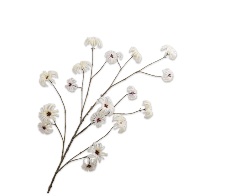 Silk-ka Clematis spray cream 129 cm