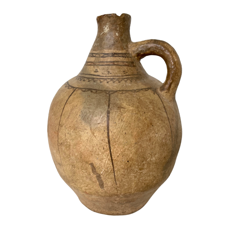 Couleur Locale Antique terracotta Berber jar #72