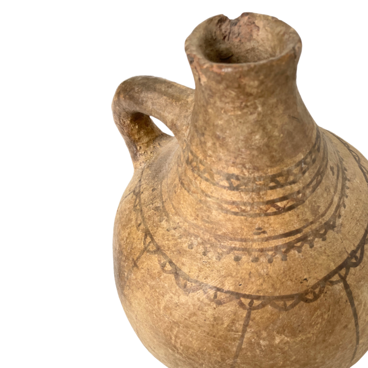 Couleur Locale Antique terracotta Berber jar #72