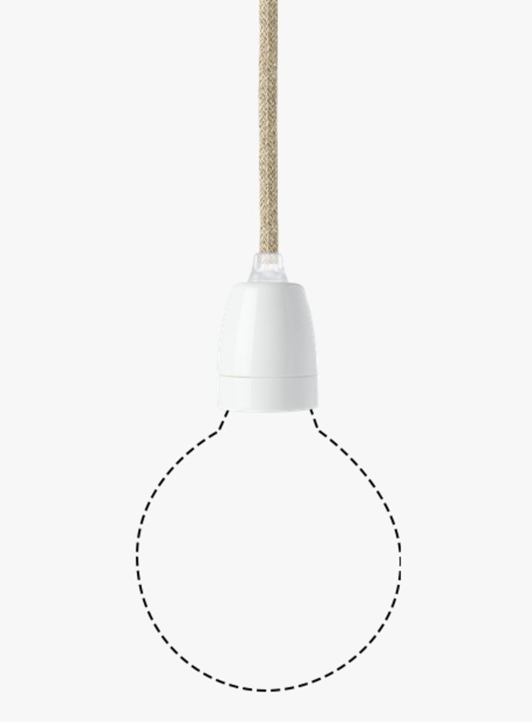 NUD collection NUD Classic textile pendant