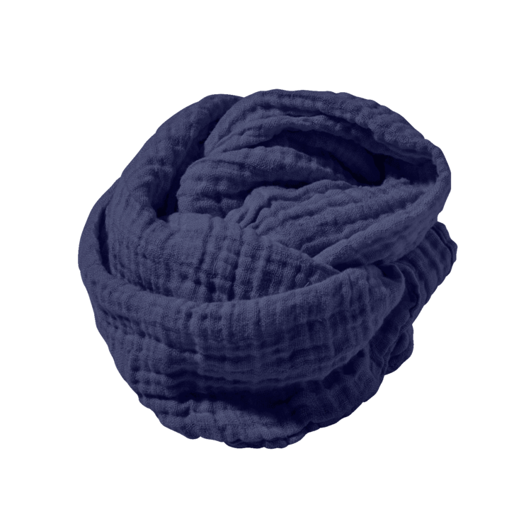 Linge Particulier Heavy scarf - midnight blue