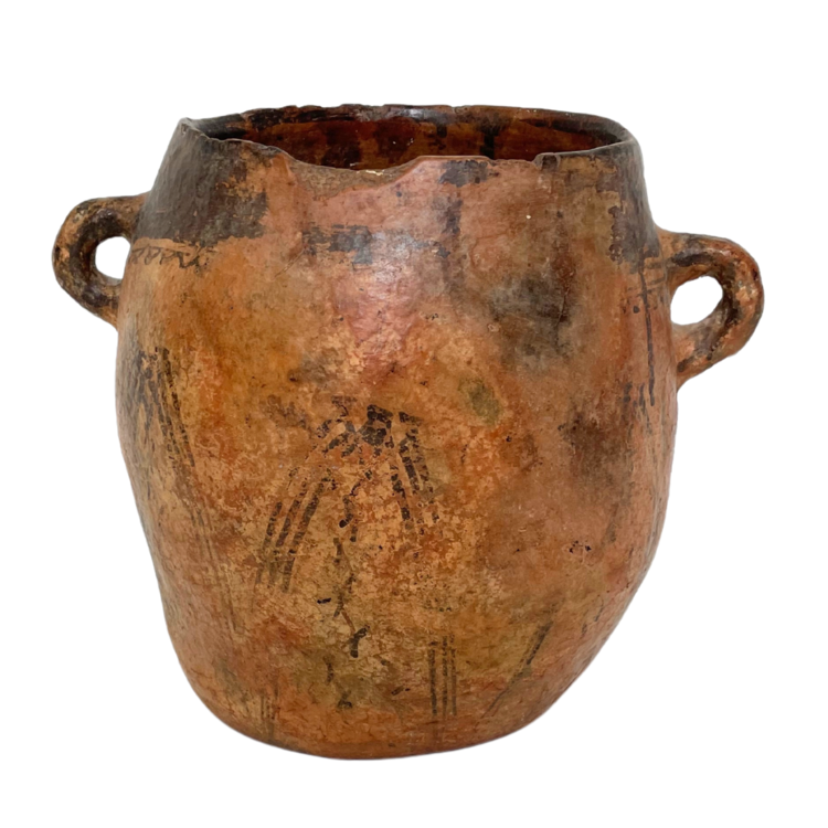 Couleur Locale Antique terracotta Berber jar #73