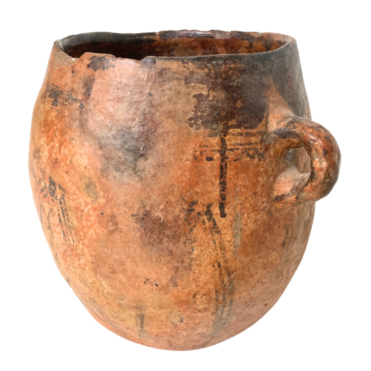 Couleur Locale Antique terracotta Berber jar #73