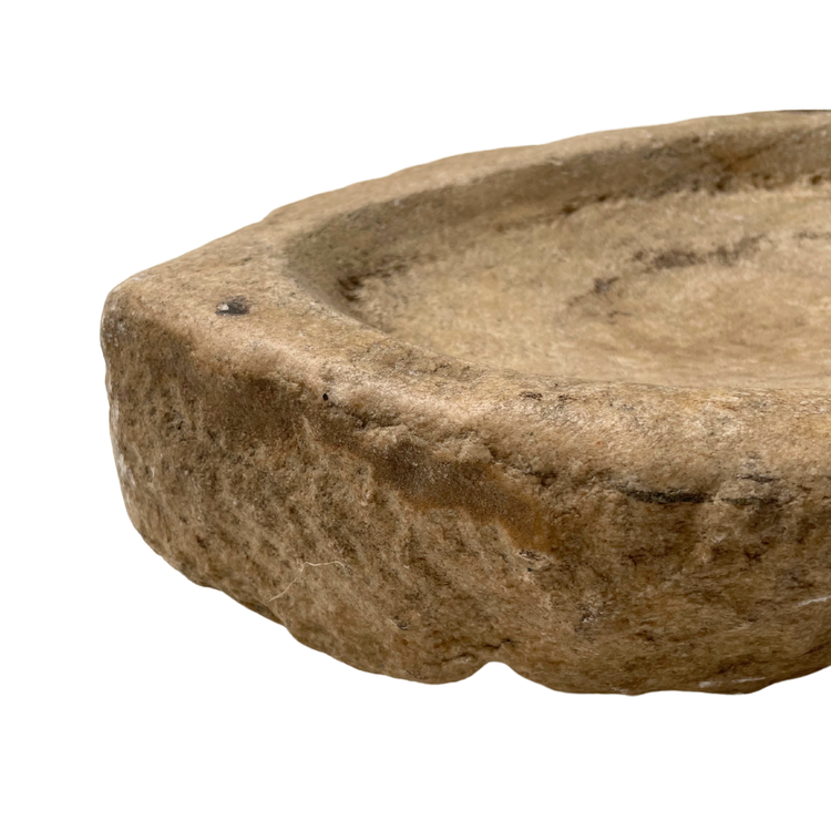 Old Indian marble mortar and pestle #8