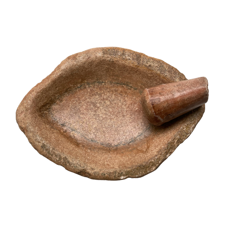 Old Indian marble mortar and pestle #9