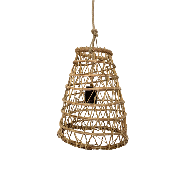 Suspension lamp date palm 'clochette'