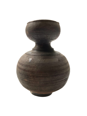 Old Nigerian Nupe water vessel jar #6