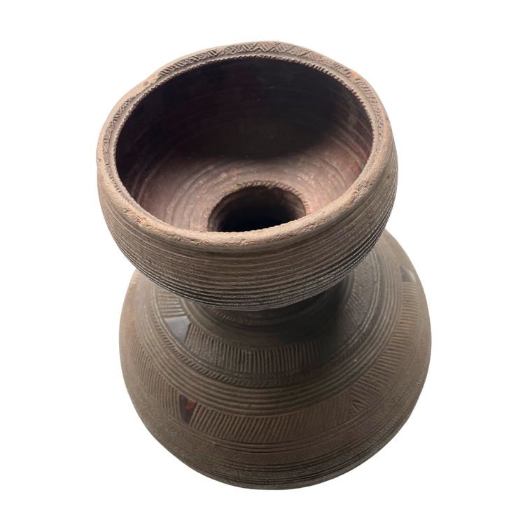 Old Nigerian Nupe water vessel jar #6