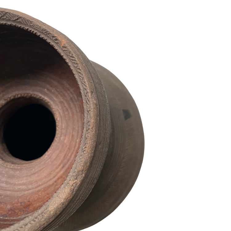 Old Nigerian Nupe water vessel jar #6
