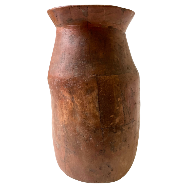 Authentieke houten melkkan #3 - Indië