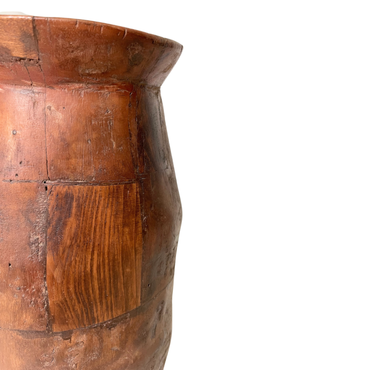 Authentieke houten melkkan #3 - Indië