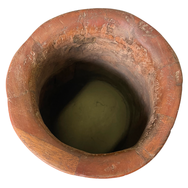 Authentieke houten melkkan #3 - Indië