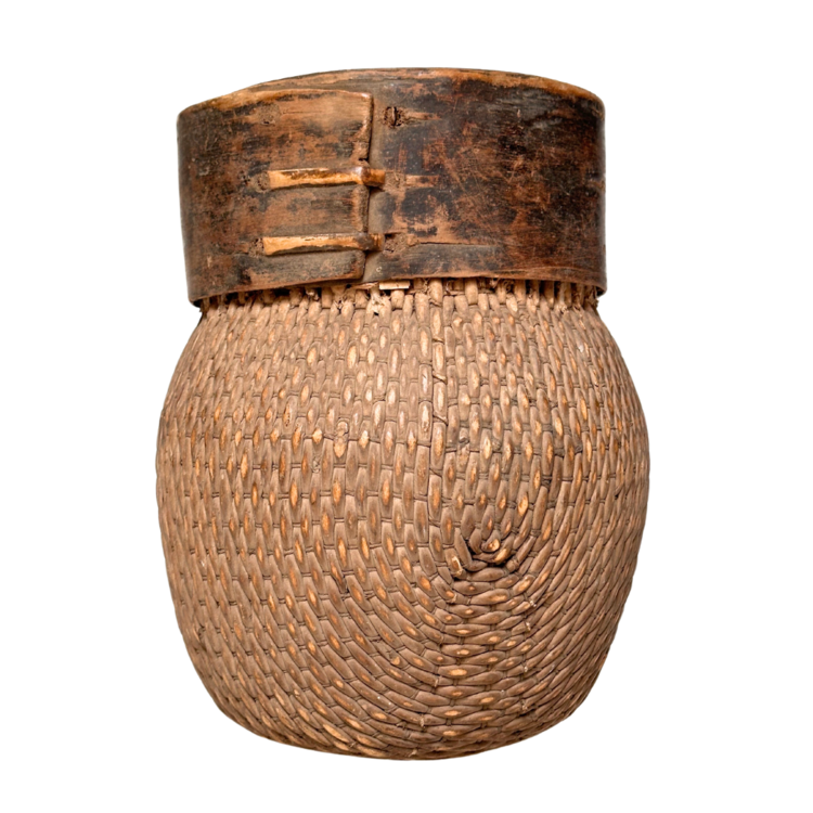 Old rattan basket #21