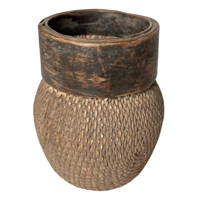 Old rattan basket #21