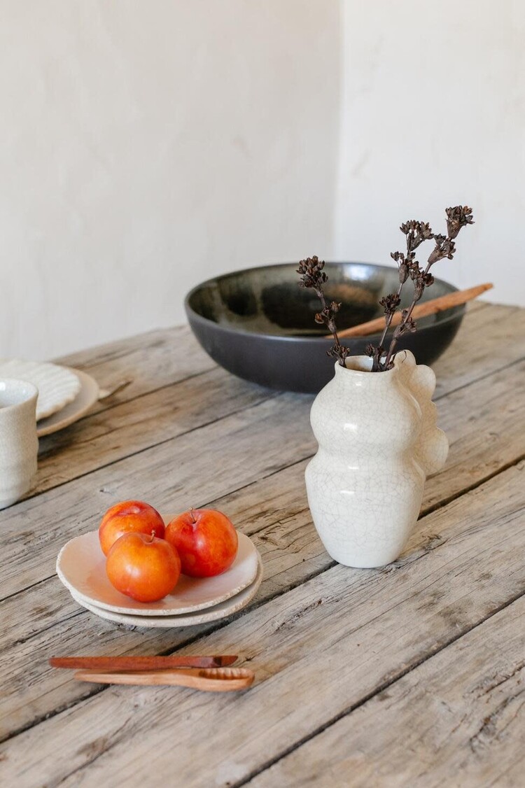 Jars Céramistes Plate Wabi  - Blanc