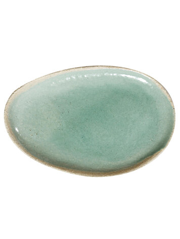 Jars Céramistes Oval Dish Wabi - Vert