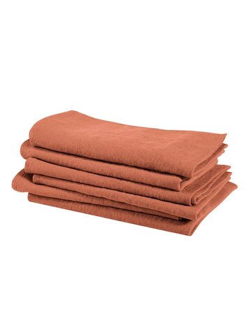 Linge Particulier Napkin linen - light sienna