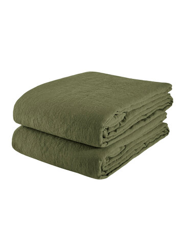 Linge Particulier Tafelkleed linnen -  moss green