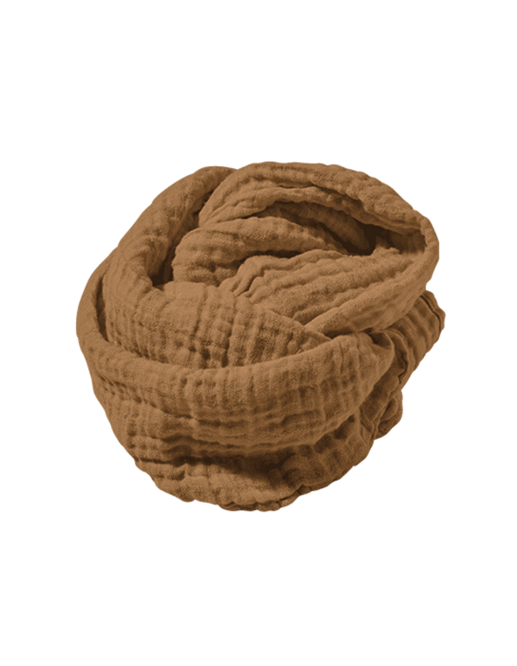 Linge Particulier Linnen sjaal - light caramel