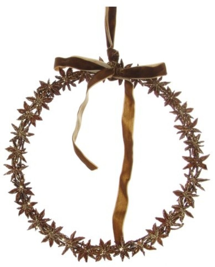 Steranijs kerstkrans