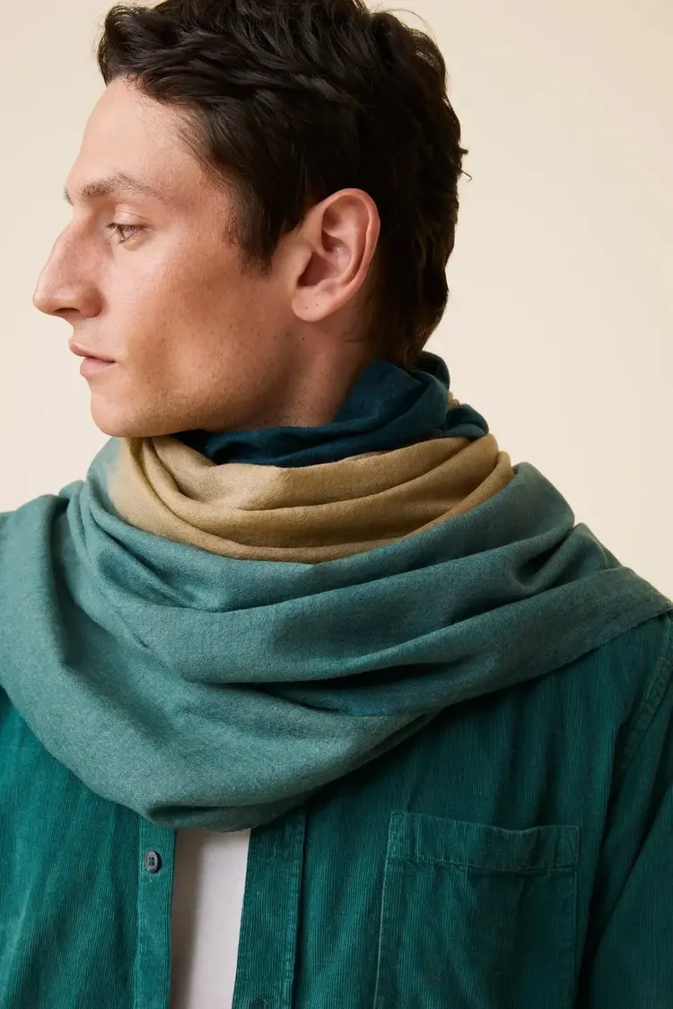 MoisMont Scarf N°757 - Navy Blue