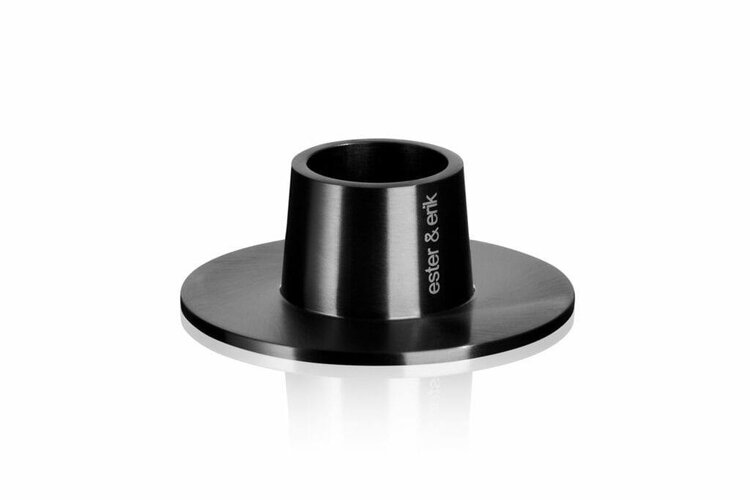 Kaarsenhouder medium - zwart