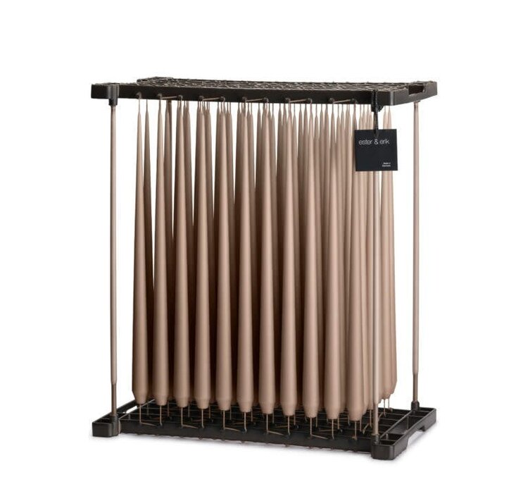 Taper kaars 42cm - soft clay