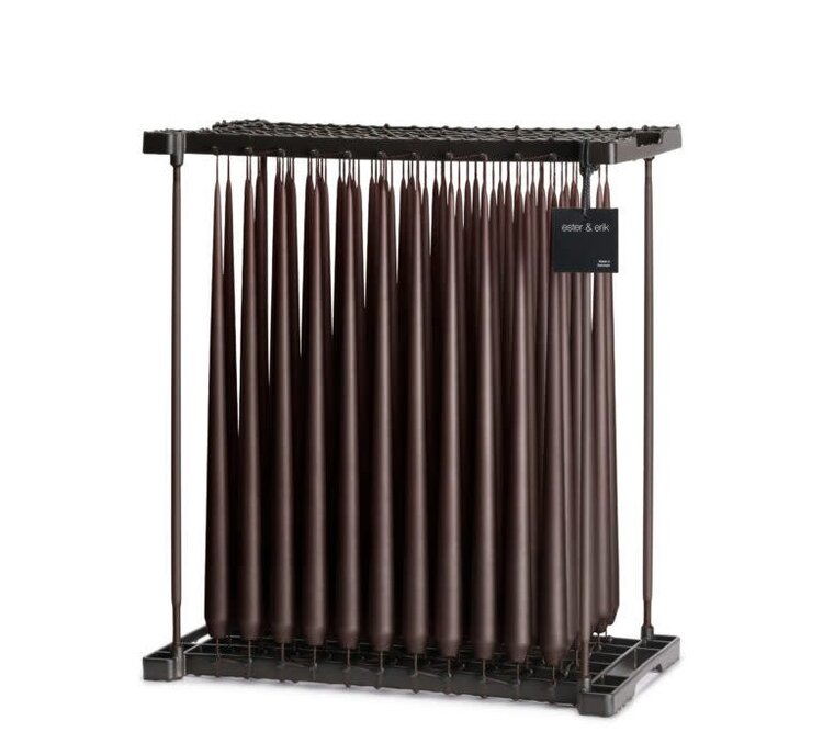 Taper candle 42cm - espresso