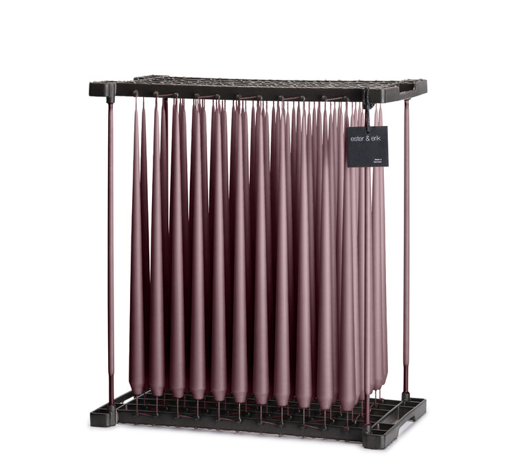 Taper candles, winter rose - 42cm