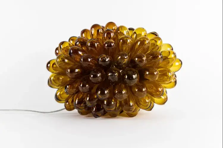 Lampe grappe - ambre