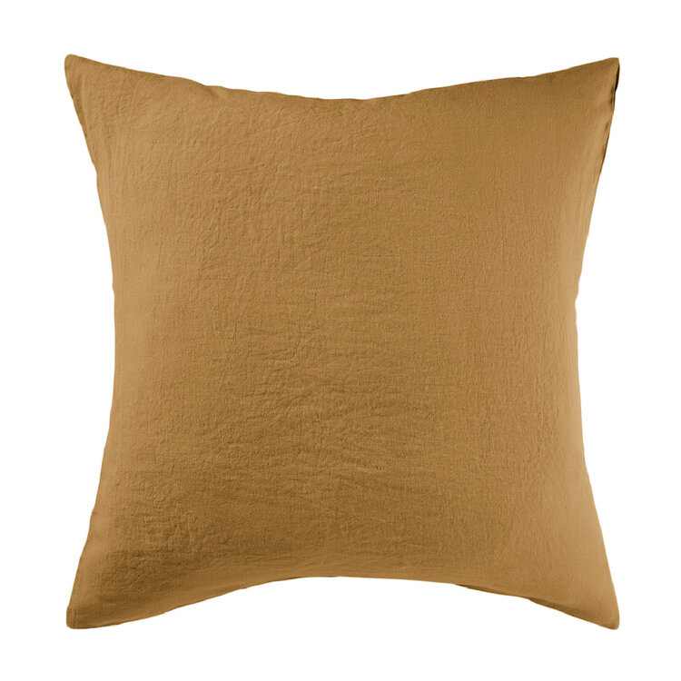 Linge Particulier Pillow case linen - tobacco
