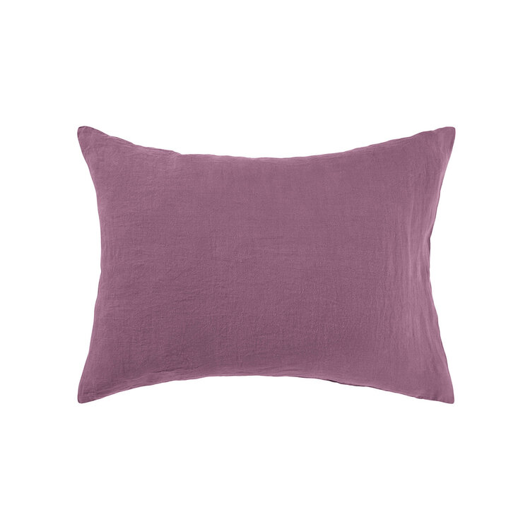 Linge Particulier Pillow case linen - violette