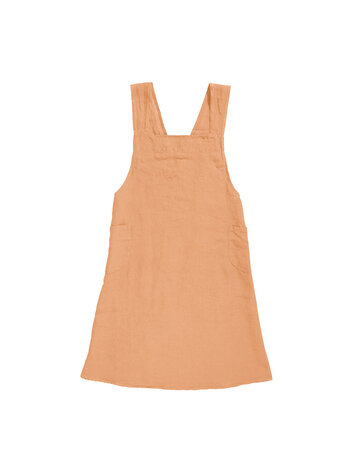 Linge Particulier Japanese apron linen adult - hazelnut light