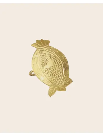 Caravane Napkin ring Livio Ex Voto - grenade