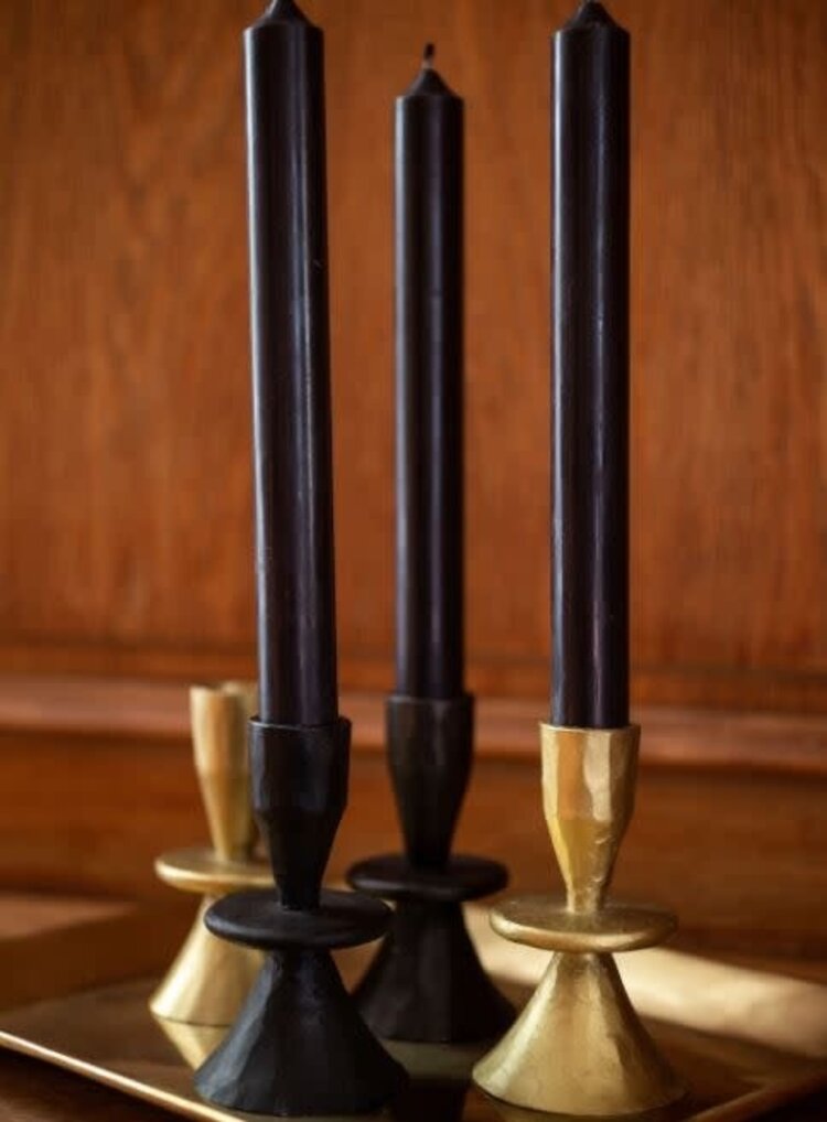 Caravane Kandelaar Mai gehamerd ijzer - goud