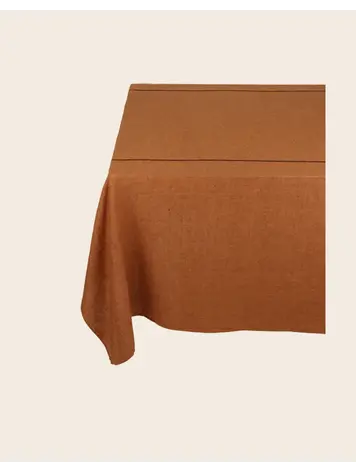 Caravane Tafelkleed Noé, gewassen linnen - terracotta