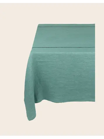 Caravane Tablecloth Noé, washed linen - sauge