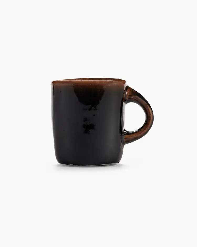 Unchartered for Serax Koffiekop Out Of Lines - Donkerbruin