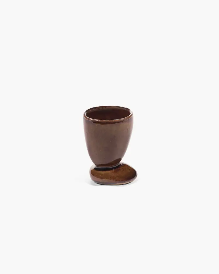 Unchartered for Serax Egg Cup Out Of Lines - Ocher