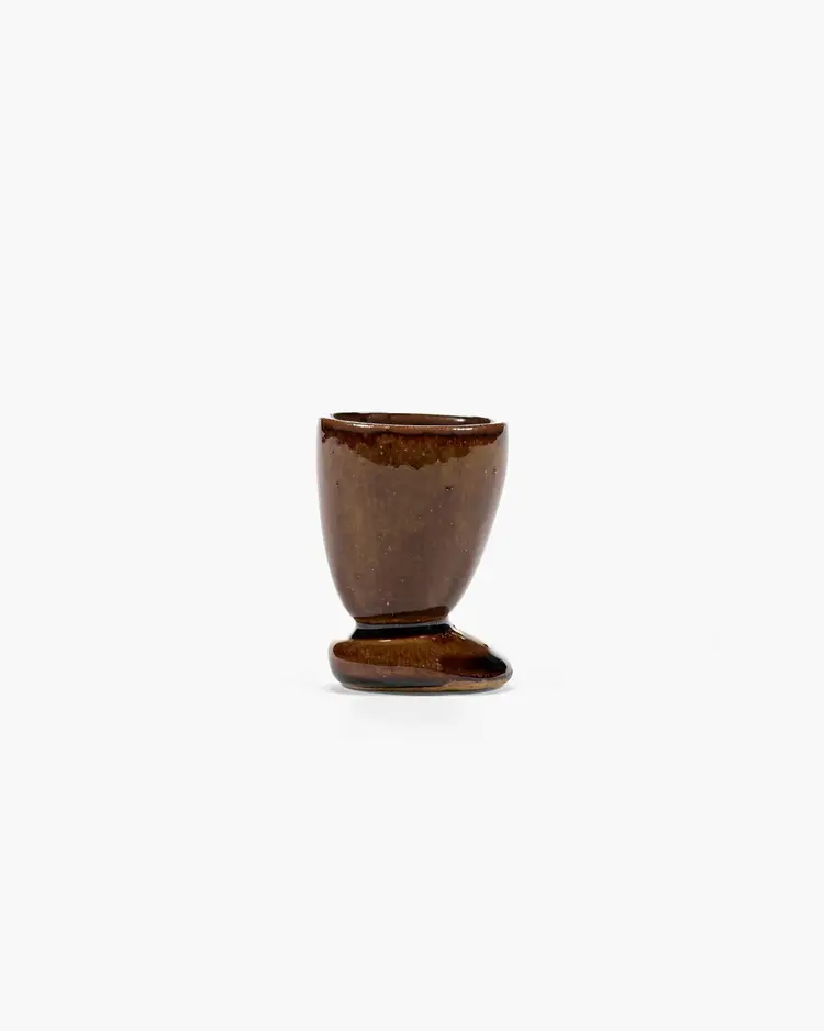 Unchartered for Serax Egg Cup Out Of Lines - Ocher