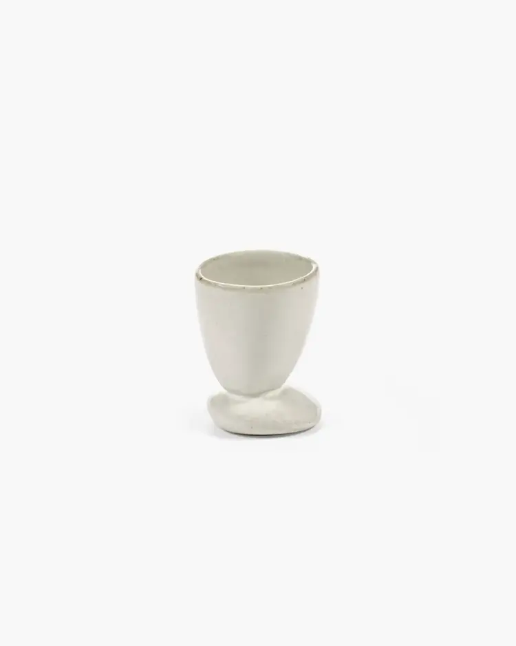 Unchartered for Serax Egg Cup Out Of Lines - Off White