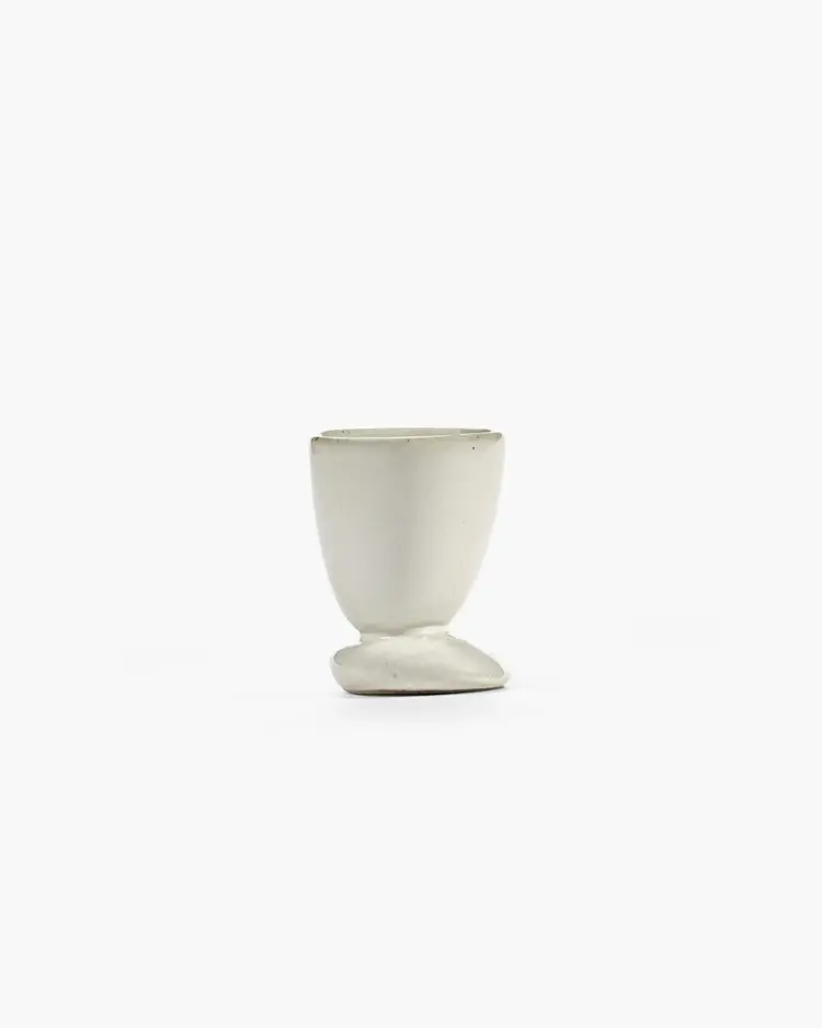 Unchartered for Serax Egg Cup Out Of Lines - Off White