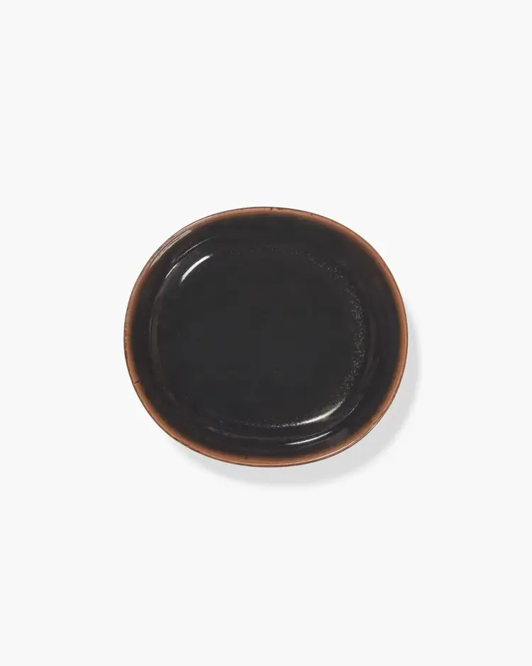 Unchartered for Serax Diep Bord M Out Of Lines - Donkerbruin